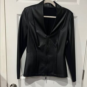 Wolford Faux Leather Jacket size 10